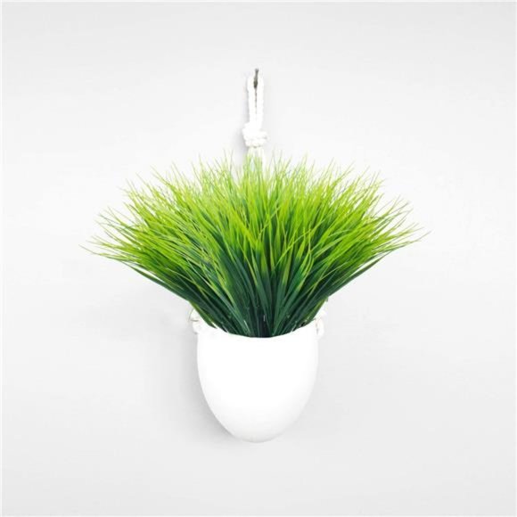 20 Bundles Artificial Outdoor Plants Fake Wheat Grass Greenery Shrubs UV Resist - Picture 3 of 7